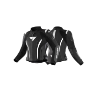 Shima Куртка Кожаная женская Miura 2.0 Black/White в Калиниграде