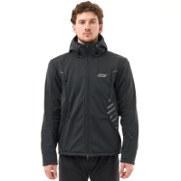 Dragonfly Мототолстовка DF Urban Man 2025 Black с защитой в Калиниграде