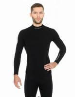 Brubeck Футболка мужская дл.рукав Wool Merino 78% Черный в Калиниграде