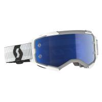Scott Очки кроссовые Fury white blue chrome works в Калиниграде