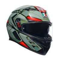 AGV Шлем K3 Decept Matt Black/Green/Red в Калиниграде