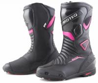 Moteq Спортивные мотоботы Rozella, Черный/Розовый в Калиниграде