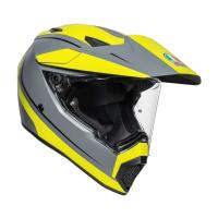 AGV Шлем AX9 E2206 V26 Pacific Road Matt Grey/Yellow Fluo/Black в Калиниграде