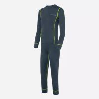 Finntrail Термобелье детское Dino 6100 DarkGreyLime в Калиниграде