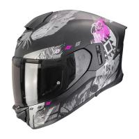 Scorpion Exo Мотошлем Exo-530 Air Hadji Черный/Серый/Розовый в Калиниграде