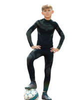 Brubeck Комплект для юноши Dry Черный/графит в Калиниграде