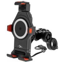 Extreme Style Мото держатель с беспроводной зарядкой anti-vibration R17W в Калиниграде