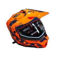 AiM Шлем детский JK802Y Orange/Blue в Калиниграде