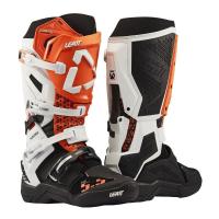 Leatt Мотоботы кроссовые 5.5 FlexLock Evo V27 White/Orange в Калиниграде