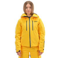 Dragonfly Куртка утепленная Gravity Premium Woman Yellow-Dark Ocean в Калиниграде