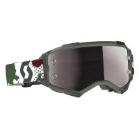 Scott Очки кроссовые Fury dark green/white silver chrome works в Калиниграде