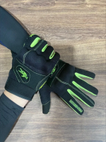 MotoLike перчатки текстильные Probiker черно-зеленые в Калиниграде