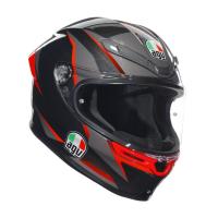 AGV Шлем K6 S 2206 Slashcut Black/Grey/Red в Калиниграде