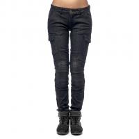 Moteq Женские мотоджинсы Nargiz Women черные в Калиниграде