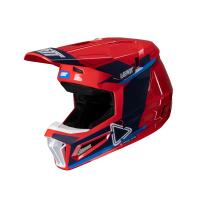 Leatt Шлем кроссовый детский Helmet Kit Moto 3.5 Jr V25 Royal в Калиниграде