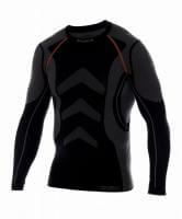 Brubeck футболка мужская с длинным рукавом  Protect Черный/Графит в Калиниграде