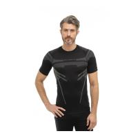 Brubeck Футболка мужская короткий рукав Dry черно-графитовый в Калиниграде