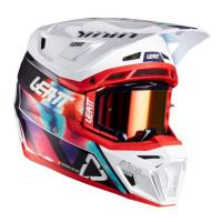 Leatt Шлем кроссовый 8.5 Royal Blue-Red V26 + очки Velocity 5.5 в Калиниграде