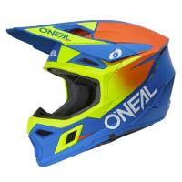 Oneal Шлем кроссовый детский 3Series Youth Solid синий / желтый в Калиниграде