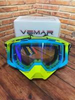 Scout Vemar Маска кросс MJ-1024-1 сине-желтая в Калиниграде