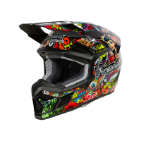 Oneal Шлем кроссовый детский 3Series Youth Crank V.24 красный/ зеленый в Калиниграде