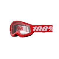 100% Очки подростковые Strata 2 Junior Red / Clear в Калиниграде
