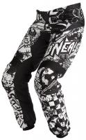 Oneal Штаны детские Element Wild Черный/Белый в Калиниграде