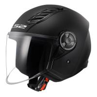 LS2 Мотошлем OF616 Airflow II Solid черный матовый в Калиниграде