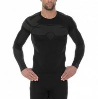 Brubeck Футболка мужская зональная дл. рукав Dry Черно-графитовый в Калиниграде