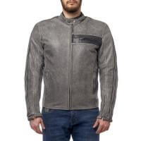 Moteq Куртка кожаная Defender grey в Калиниграде