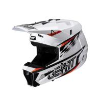 Leatt Шлем кроссовый детский Helmet Kit Moto 3.5 Jr V25 White в Калиниграде