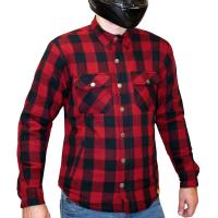 MCP Моторубашка Rebel Full kevlar черный-темно-красный в Калиниграде