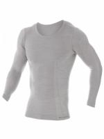 Brubeck Футболка мужская дл.рукав Comfort Wool Серый в Калиниграде