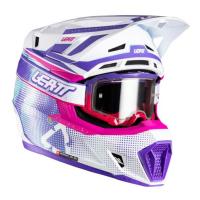Leatt Шлем кроссовый  7.5 V26 Purple + очки Velocity 4.5 в Калиниграде