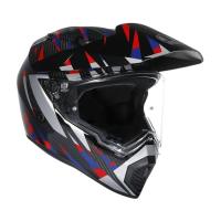 AGV Шлем AX9 E2206 V26 Steppa Carbon/Red/Blue в Калиниграде