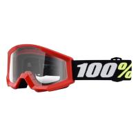 100% Очки детские Strata Mini Goggle Red/Clear Lens 2025 в Калиниграде