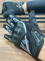 MotoLike перчатки текстильные Suomy черно-белые в Калиниграде