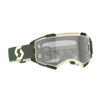Scott Очки кроссовые Fury LS kaki green/light sensitive grey works в Калиниграде