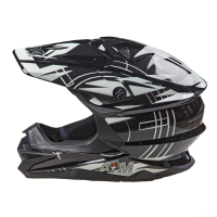 AiM Шлем кроссовый JK803S White/Black в Калиниграде