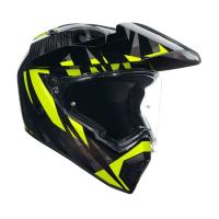 AGV Шлем AX9 E2206 V26 Steppa Carbon/Grey/Yellow Fluo в Калиниграде