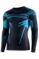 Brubeck Футболка мужская зональная дл. рукав DRY графит-синий в Калиниграде