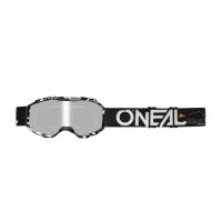 Oneal Маска кроссовая детская B-10 Attack V.24, белый, зеркальные линзы в Калиниграде