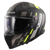 LS2 Мотошлем FF811 Vector II Tron матовый черно-желтый в Калиниграде