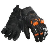 Scout Мотоперчатки кожаные Volcano Черный/Белый/Оранжевый в Калиниграде