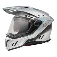 Oneal Шлем кроссовый со стеклом Sierra RS Echo серый/синий в Калиниграде