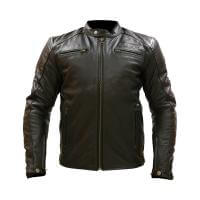 MCP Мотокуртка кожаная классическая Arizona Air Черная в Калиниграде