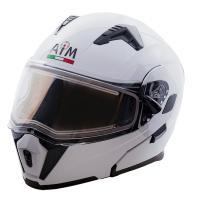 AiM Шлем JK906 снегоходный с эл. подогревом White в Калиниграде