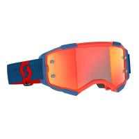 Scott Очки кроссовые Fury dark blue/neon red/orange chrome works в Калиниграде