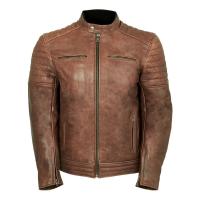 MCP Мотокуртка мужская кожаная Rox желтый в Калиниграде