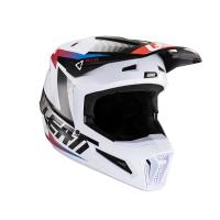 Leatt Шлем кроссовый Moto 2.5 Helmet Black/White 2024 в Калиниграде